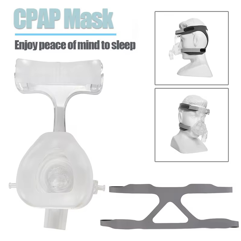Cpap Mask Headgear Strap Clips - 自動 CPAP 鼻マスクシリコーン呼吸マスクサイズ S/M/L 調節可能なヘッドギアストラップヘッドバンド睡眠時無呼吸抗いびき