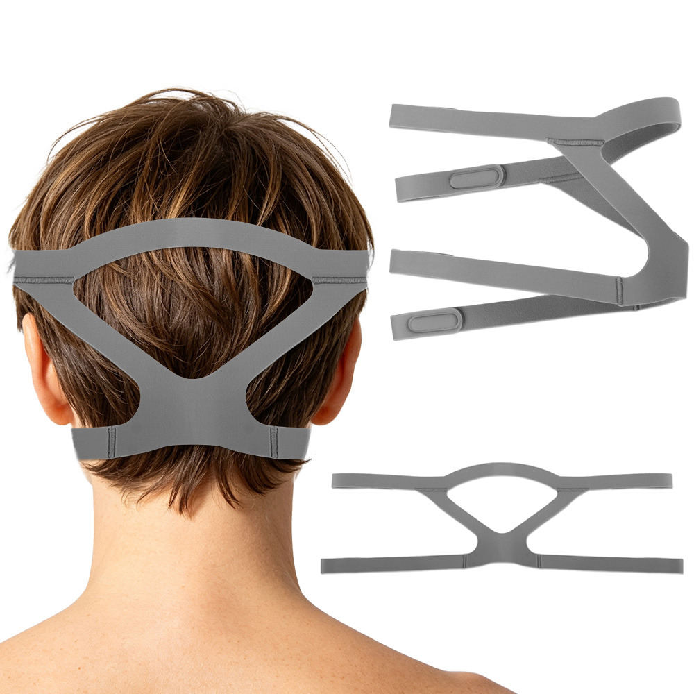 Cpap Mask Headgear Strap Clips - アマラジェルマスク対応の交換用CPAPヘッドギアストラップ、柔らかく伸縮性のある調節可能なヘッドバンド、睡眠時無呼吸症候群機器アクセサリー