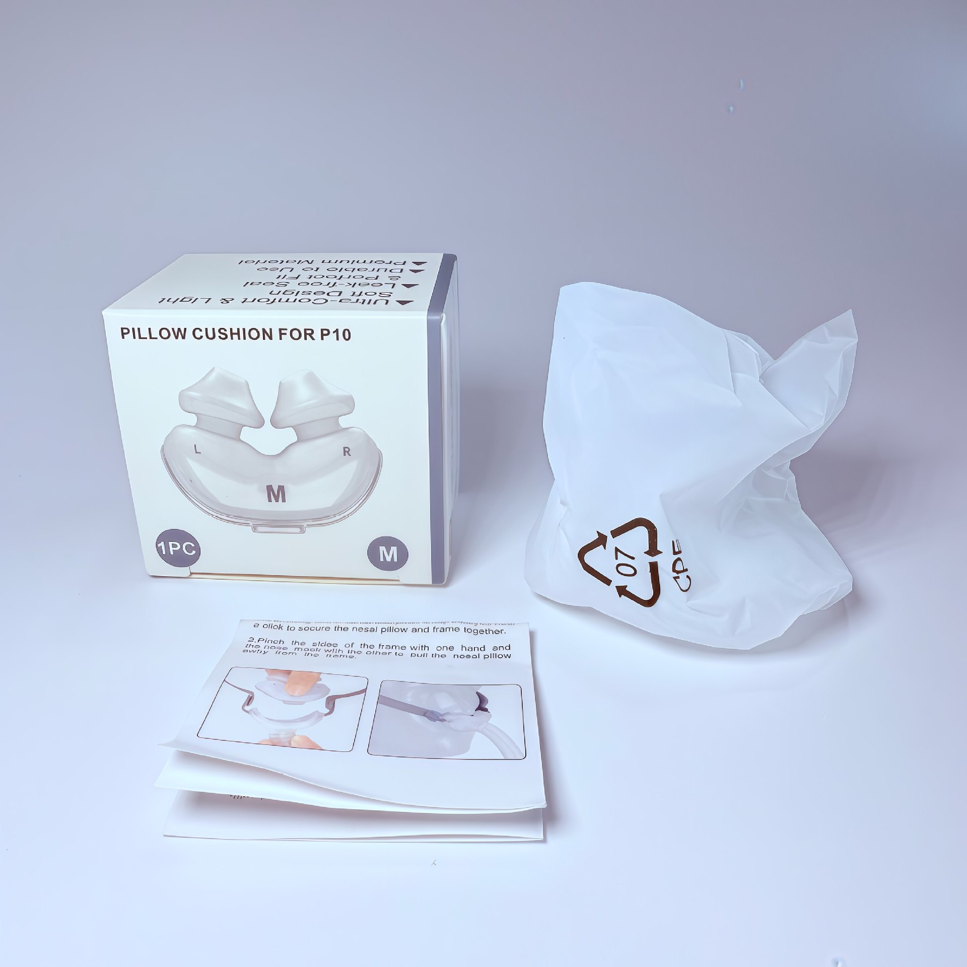 P10 鼻用マスク、ヘッドギア、CPAP（持続陽圧呼吸療法） - Cpap Nasal Pillow Mask Headgear のレビューと価格