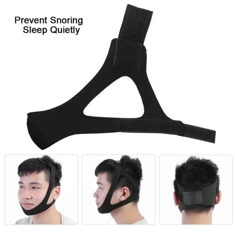 いびき防止用あごストラップ、調整可能な顎ベルト、睡眠サポート - Anti Snore Chin Strap Adjustable のレビューと価格
