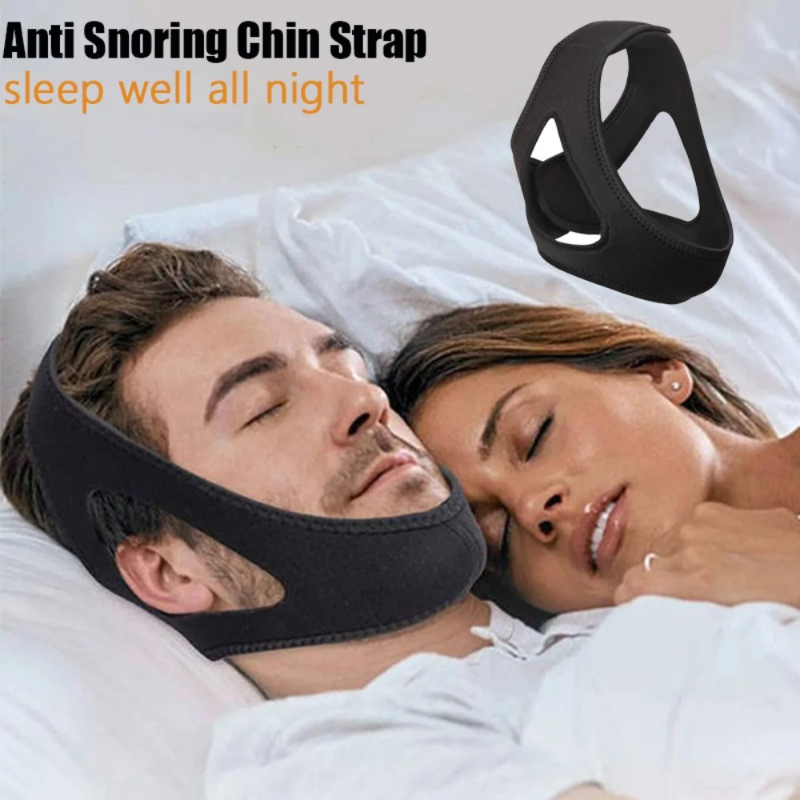 男性と女性のための無呼吸症候群対策睡眠デバイス、調節可能なチ - Anti Snore Chin Strap Adjustable のレビューと価格
