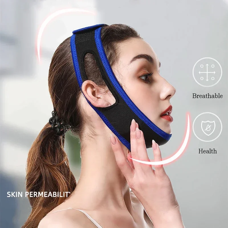 調整可能ないびき防止顎サポートベルト、いびき防止顎固定ベルト - Anti Snore Chin Strap Adjustable のレビューと価格