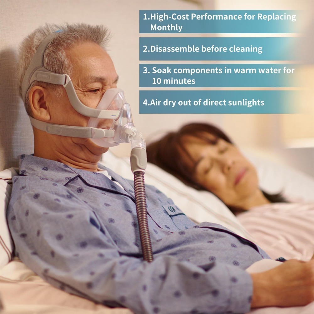 CPAPフルフェイスマスク交換用F20スタイルシリコンクッシ - Cpap Full Face Mask Silicone Cushion のレビューと価格
