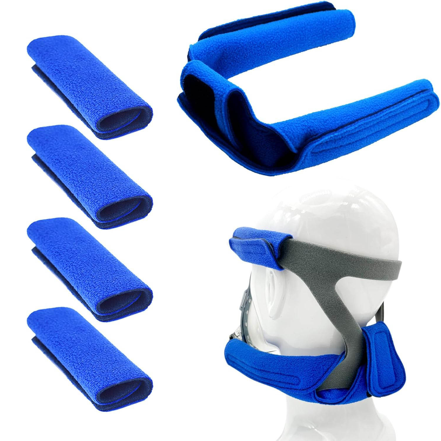 4パックCPapマスクストラップカバー+1ネックストラップパ - Cpap Mask Headgear Strap Clips のレビューと価格