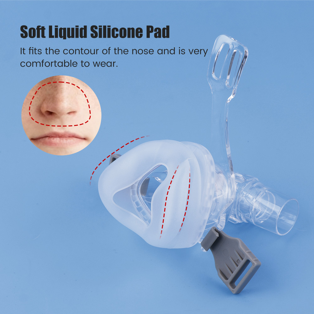 鼻腔CPAPマスク、ヘッドギアとチューブ付き、シリコンジェル - Cpap Nasal Pillow Mask Headgear のレビューと価格