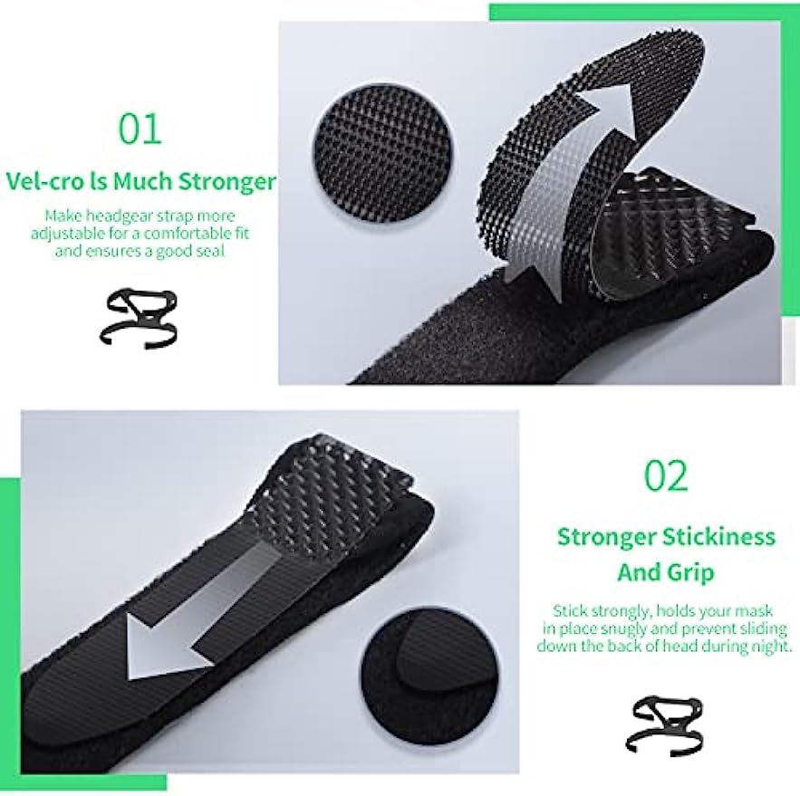 ユニバーサル弾性ヘッドギアCPAP交換ベルト - マスクなし - Anti Snore Chin Strap Adjustable のレビューと価格
