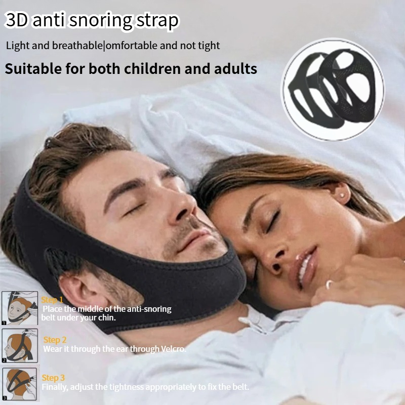 便利な健康調整可能ないびき防止マウスガード、睡眠改善、Vライ - Anti Snore Chin Strap Adjustable のレビューと価格