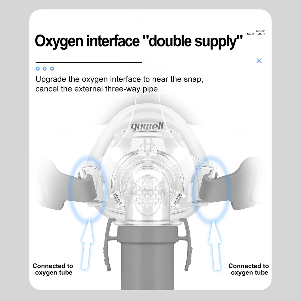 Yuwell-ヘッドギア付きの鼻マスク,自動cpapマシン用 - Cpap Nasal Pillow Mask Headgear のレビューと価格
