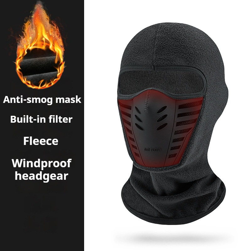 冬用フリース素材のバラクラバ型フェイスマスク。キッパ（帽子） - Cpap Nasal Pillow Mask Headgear のレビューと価格