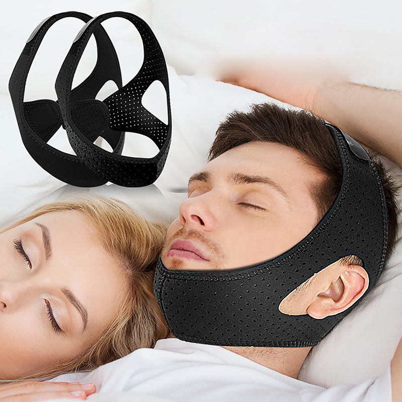 調整可能な新型ネオプレン製いびき防止ストラップ、いびき防止チ - Anti Snore Chin Strap Adjustable のレビューと価格