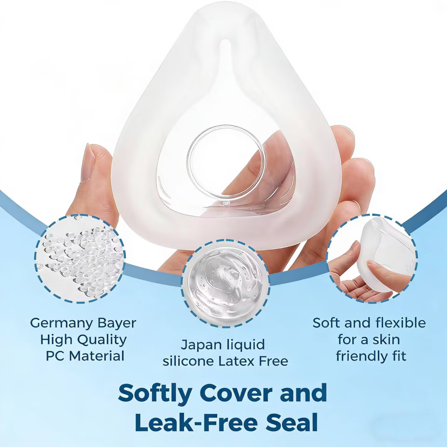 交換用AirFit F20フルフェイスCPAPマスク一式、シ - Cpap Full Face Mask Silicone Cushion のレビューと価格