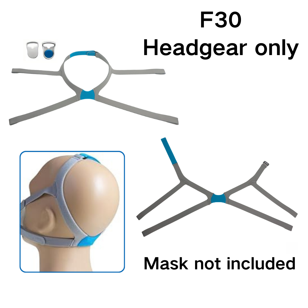AirFit F30用CPAPマスク交換用ヘッドギア2個セッ - Cpap Mask Headgear Strap Clips のレビューと価格