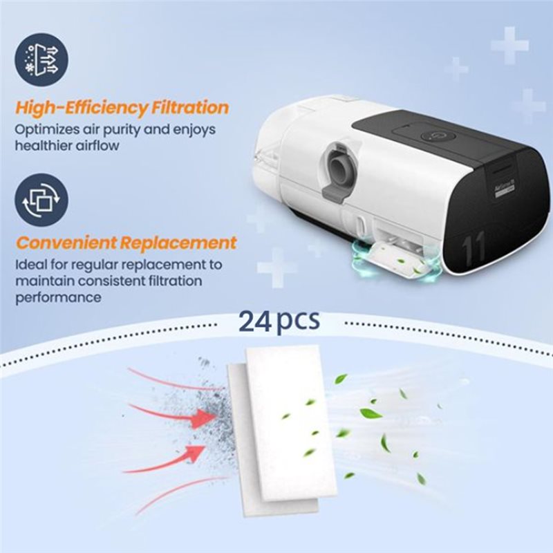 安定した性能の交換用使い捨て超微細HEPAフィルター24個入 - Cpap Filter Replacement Ultra Fine のレビューと価格