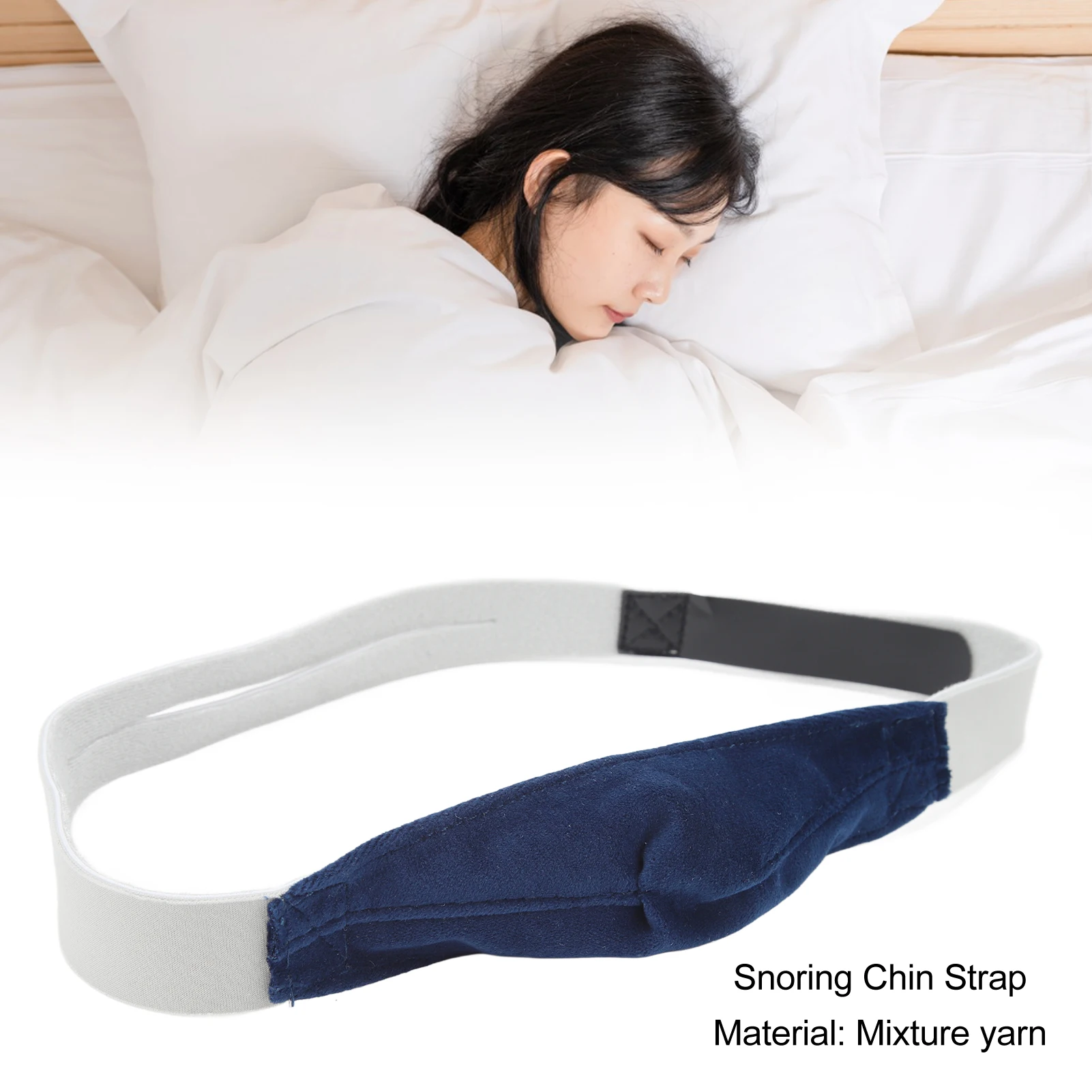 いびきあごストラップ軽量通気性いびき防止睡眠ユニバーサルあご - Anti Snore Chin Strap Adjustable のレビューと価格